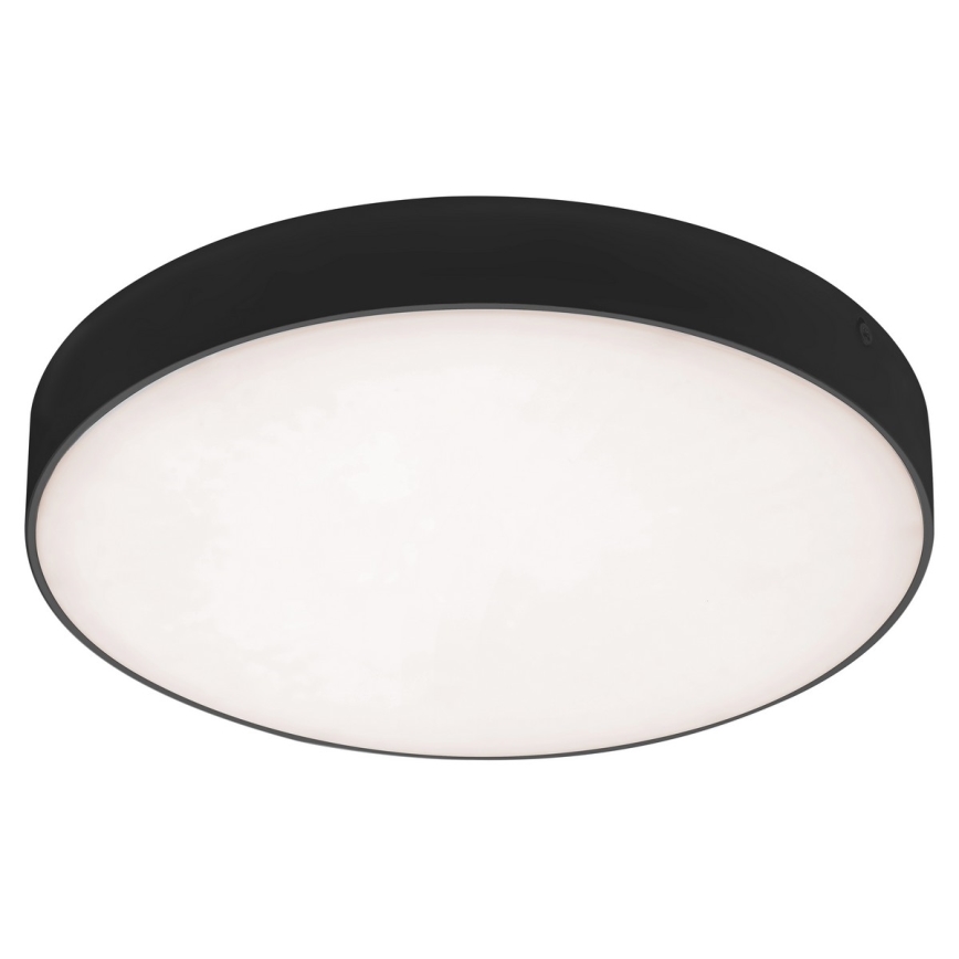 Rabalux - LED-kattovalaisin kylpyhuoneeseen LED/24W/230V 2800K/4000K/6000K IP44 musta halkaisija 30 cm