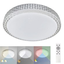 Rabalux - LED RGB Dimmable ceiling light LED/40W/230V + RC 3000-6000K