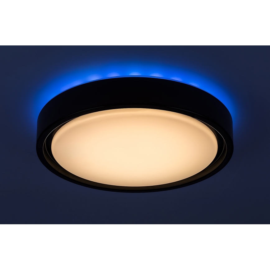 Rabalux - LED RGB himmennettävä kattovalaisin anturilla LED/28W/230V 2700-5000K halkaisija 36 cm + kaukosäädin