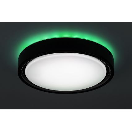 Rabalux - LED RGB himmennettävä kattovalaisin anturilla LED/28W/230V 2700-5000K halkaisija 36 cm + kaukosäädin