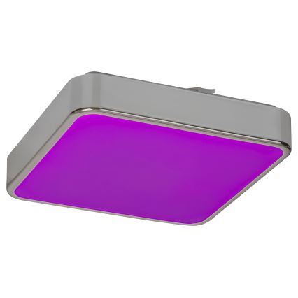 Rabalux - RGB-LED kylpyhuoneen himmennettävä kattovalaisin LED/22W/230V 3000-6000K IP44 + kaukosäädin 29x29 cm