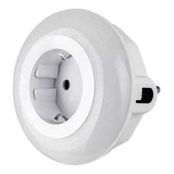 Rabalux - LED RGB Pistorasia valaistuksella LED/0,54W/230V 3000K