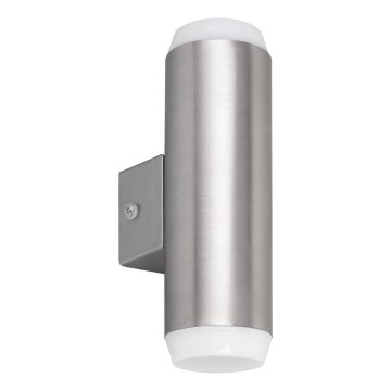 Rabalux - LED-ulkoseinävalaisin 2xLED/4W/230V saténový mattakromi IP44