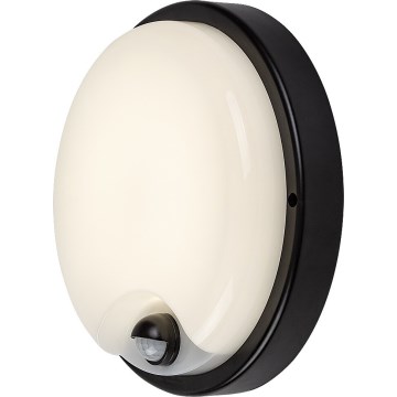 Rabalux - LED-ulkoseinävalaisin tunnistimella LED/18W/230V IP65 musta