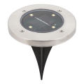Rabalux - LED Ulkovalaisin aurinkokennolla ja sensorilla LED/0,24W/1xAA 400 mAh musta IP44