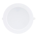 Rabalux - LED upotettava valo LED/18W/230V 3000K halkaisija 22 cm valkoinen
