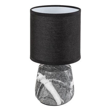Rabalux - Pöytälamppu 1xE14/40W/230V musta/marmorikuvio