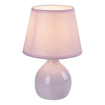 Rabalux - Pöytälamppu 1xE14/40W/230V vaaleanpunainen