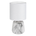 Rabalux - Pöytälamppu 1xE14/40W/230V valkoinen/marmorikoriste