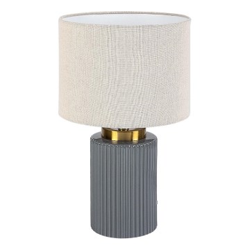 Rabalux - Pöytävalaisin 1xE14/40W/230V harmaa