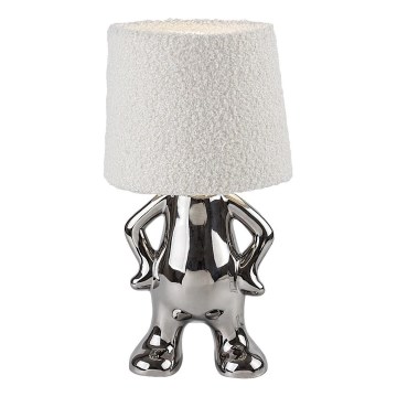 Rabalux - Pöytävalaisin 1xE14/40W/230V kiiltävä kromi