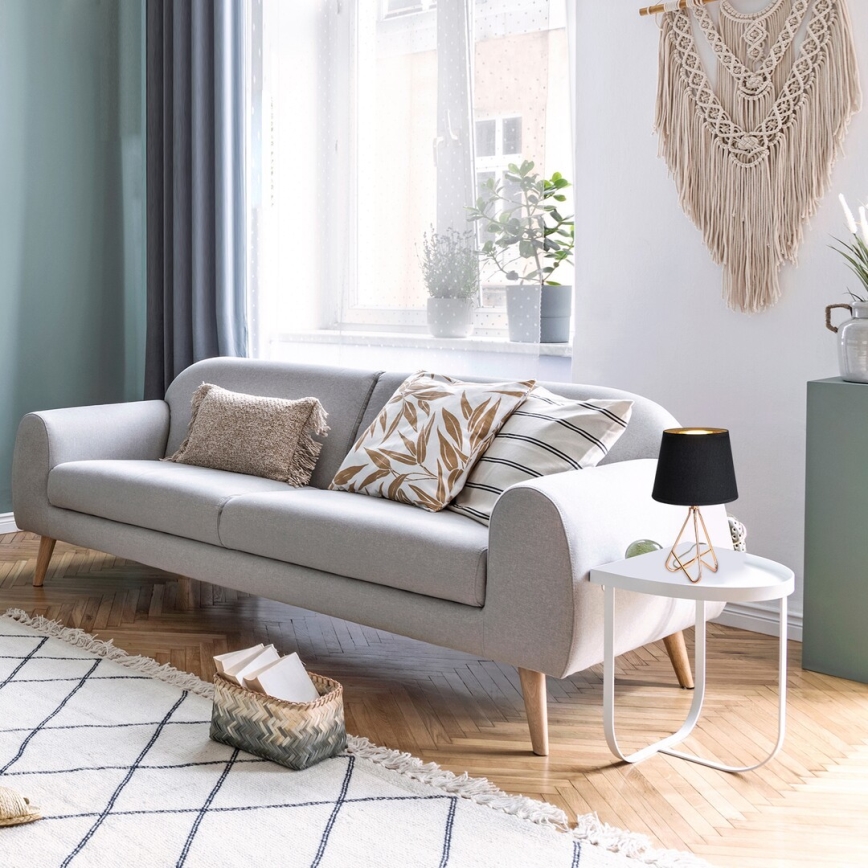 Rabalux - Pöytävalaisin 1xE14/40W/230V musta/kulta