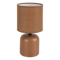 Rabalux - Pöytävalaisin 1xE14/40W/230V ruskea