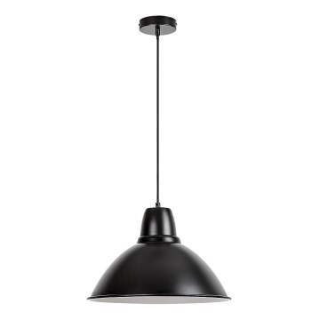 Rabalux - Riippuvalaisin vaijerilla 1xE27/60W/230V, halkaisija 36 cm, musta