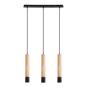 Rabalux - Ripustettava kattovalaisin 3xGU10/50W/230V koivu