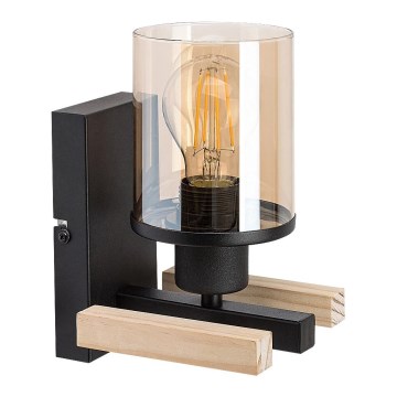 Rabalux - Seinävalaisin 1xE27/25W/230V mänty