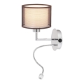 Rabalux - Seinävalaisin E27/60W + LED/1W