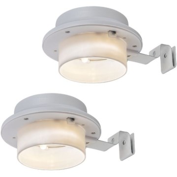 Rabalux -SETTI 2x aurinkokennolla varustettu LED-seinävalaisin LED/0,06W/1,2V 300 mAh IP44
