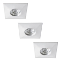 Rabalux - Setti 3xLED kylpyhuoneen upotettava alasvalo LED/4W/230V IP44