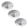 Rabalux - SETTI 3xLED kylpyhuoneen upotettavia kattovalaisimia LED/4W/230V IP44