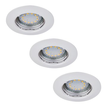 Rabalux - SETTI 3xLED upotettava kattovalaisin 1xGU10/3W/230V IP40