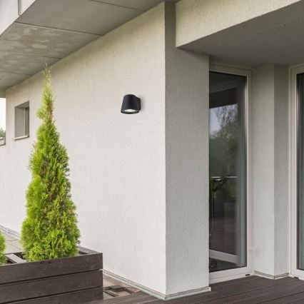 Rabalux - Ulkoseinävalaisin 1xGU10/35W/230V IP54 musta