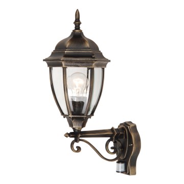 Rabalux - Ulkovalo anturilla 1xE27/100W/230V IP44