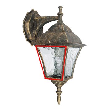 Rabalux - Universaali varaosa lasi TOSCANA 11,3x10,8 cm