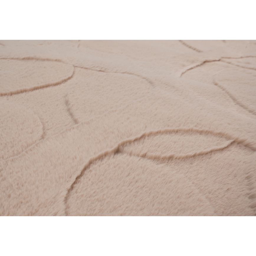 RABBIT 3D -matto 160x230 cm beige