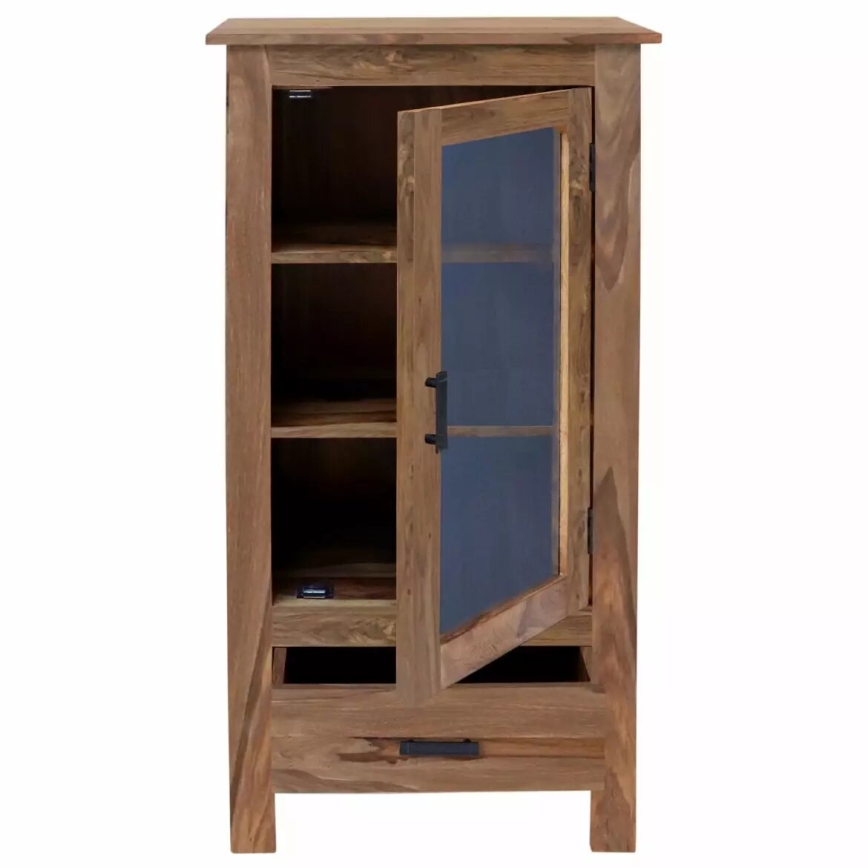 RAMI-kirjahylly 60x120x45 cm massiivipuu/palisanderi