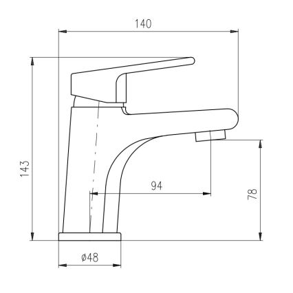 RAV Slezák CO126.0CMATZ - Pesuallashana COLORADO 14,3 cm musta/kultainen