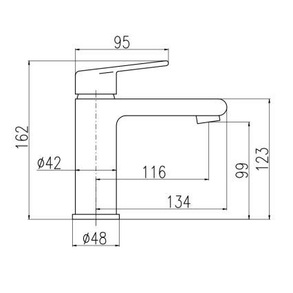 RAV Slezák CO128.0Z - Pesuallashana COLORADO 16,2 cm kiiltävä kulta
