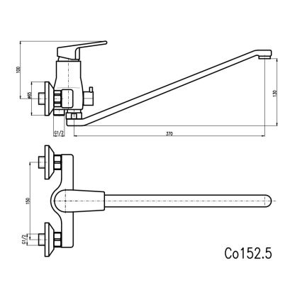 RAV Slezák CO152.5 - COLORADO-ammehana, kiiltävä kromi