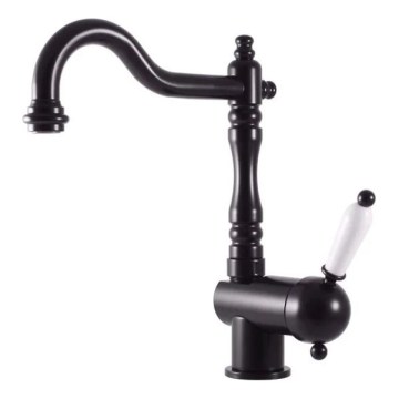 RAV Slezák L508.0/8CMAT - Keittiö-/pesuallashana LABE RETRO 25,6 cm mattamusta