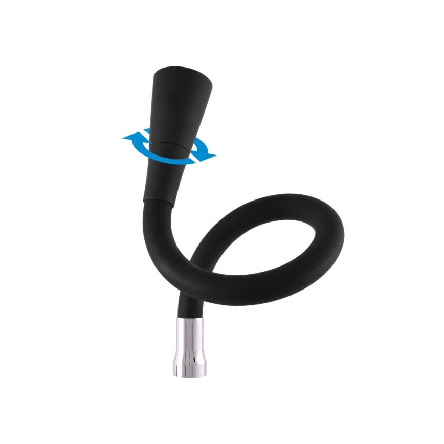 RAV Slezák SA002.5/13 - Keittiöhana SAZAVA 32,3 cm, musta/kiiltävä kromi