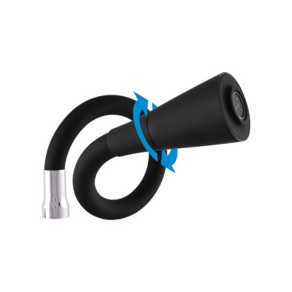 RAV Slezák SA002.5/13 - Keittiöhana SAZAVA 32,3 cm, musta/kiiltävä kromi