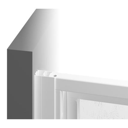 Ravak 940701R211 - Kiinteä suihkuseinä SUPERNOVA 90x198 cm valkoinen