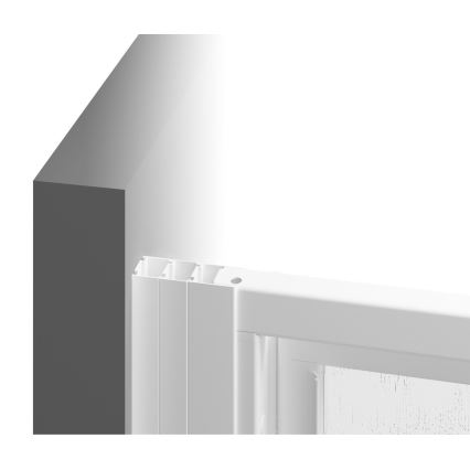 Ravak 940701R211 - Kiinteä suihkuseinä SUPERNOVA 90x198 cm valkoinen