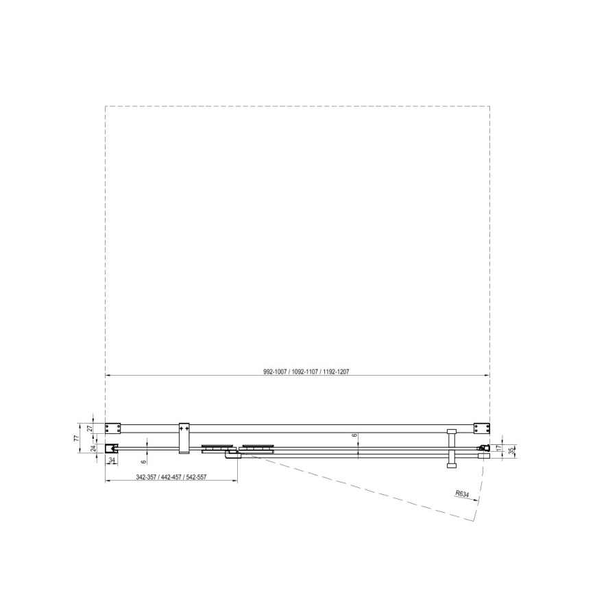 Ravak - Suihkukaappi COOL 120x80 cm kiiltävä kromi