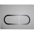 Ravak X01454 - huuhtelupainike CHROME 24,7x16,5 cm mattakromi