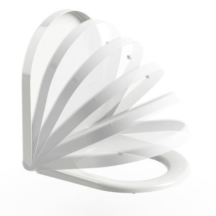 Ravak X01549 - WC-istuinkansi SoftClose UNI CHROME valkoinen
