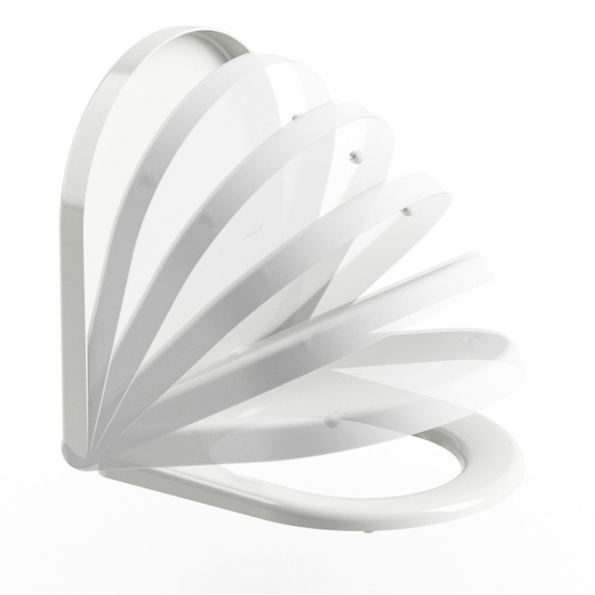 Ravak X01549 - WC-istuinkansi SoftClose UNI CHROME valkoinen