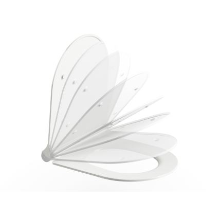 Ravak X01550 – pehmeästi sulkeutuva UNI WC-istuinkansi, valkoinen