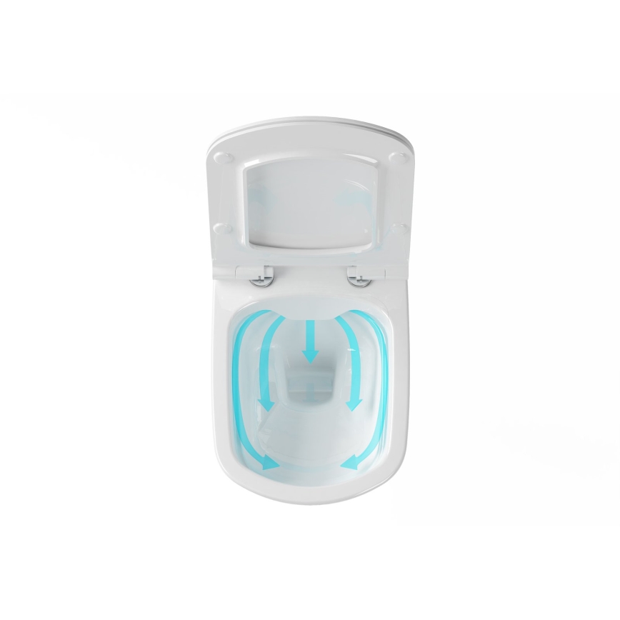 Ravak X01671 - Seinään asennettava reunaton CLASSIC WC, keraaminen/valkoinen