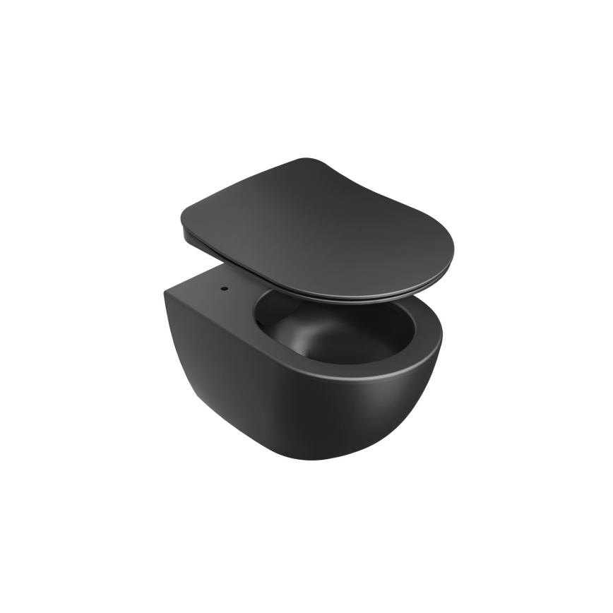 Ravak X01795 - SoftClose WC-istuimen kansi CHROME, musta