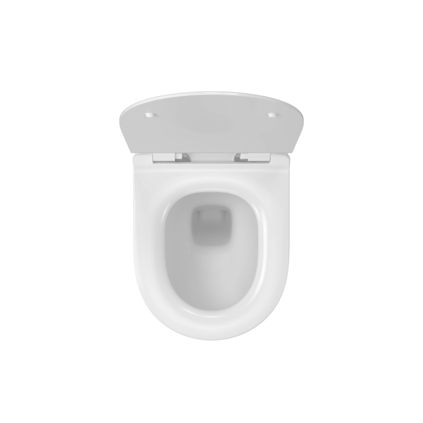 Ravak X01860 - Seinään asennettava reunaton WC-istuin VITA, keramiikka/valkoinen