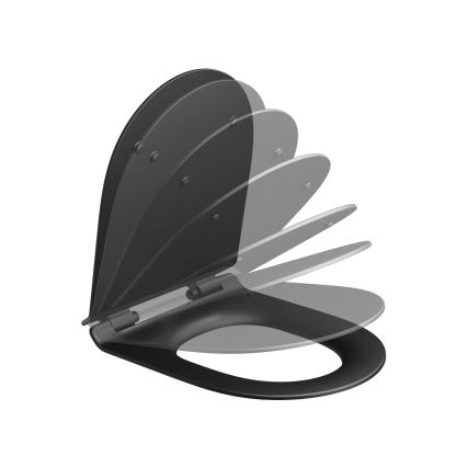 Ravak X01862 - WC-istuimen kansi SoftClose VITA SLIM musta