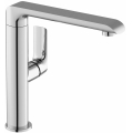 Ravak X070125 - Pesuallas/tiskialtaan hana FLAT 26,2 cm kiiltävä kromi