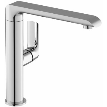 Ravak X070125 - Pesuallas/tiskialtaan hana FLAT 26,2 cm kiiltävä kromi