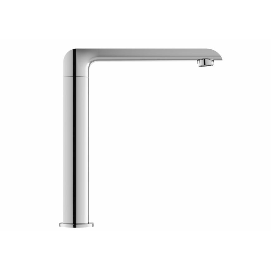 Ravak X070125 - Pesuallas/tiskialtaan hana FLAT 26,2 cm kiiltävä kromi